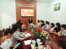 CHI BỘ TRƯỜNG MẦM NON CAO VIÊN TỔ CHỨC LỄ KẾT NẠP ĐẢNG VIÊN MỚI CHO QUẦN CHÚNG ĐÀO THỊ CHÂM