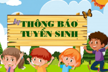 Trường Mầm non Cao Viên thông báo tuyển sinh năm học 2023 - 2024