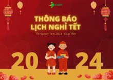 Thông báo nghỉ tết Nguyên Đán 2024