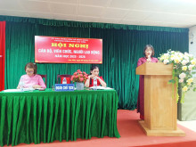 TRƯỜNG MẦM NON CAO VIÊN TỔ CHỨC HỘI NGHỊ CÁN BỘ, VIÊN CHỨC, NGƯỜI LAO ĐỘNG NĂM HỌC 2025- 2026
