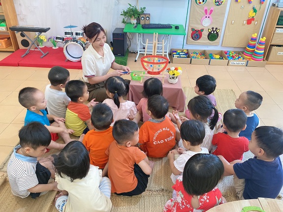 Tiết hoạt động tạo hình lớp D3